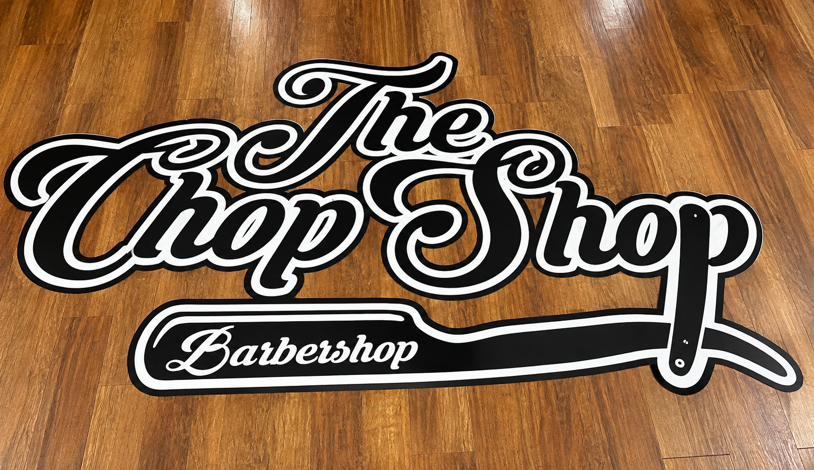 The Chop Shop Barbershop sign
